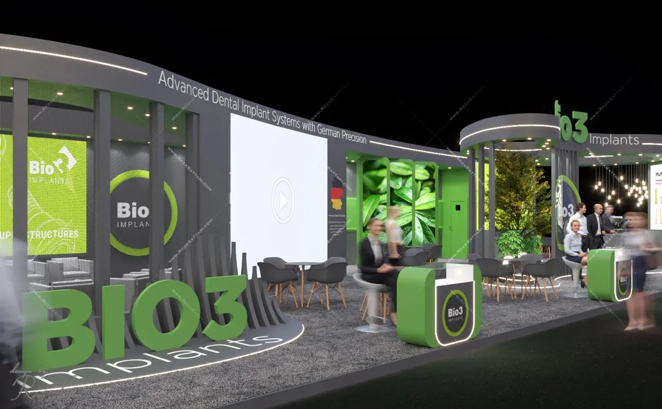 exhibition booth design medical exhibition stand