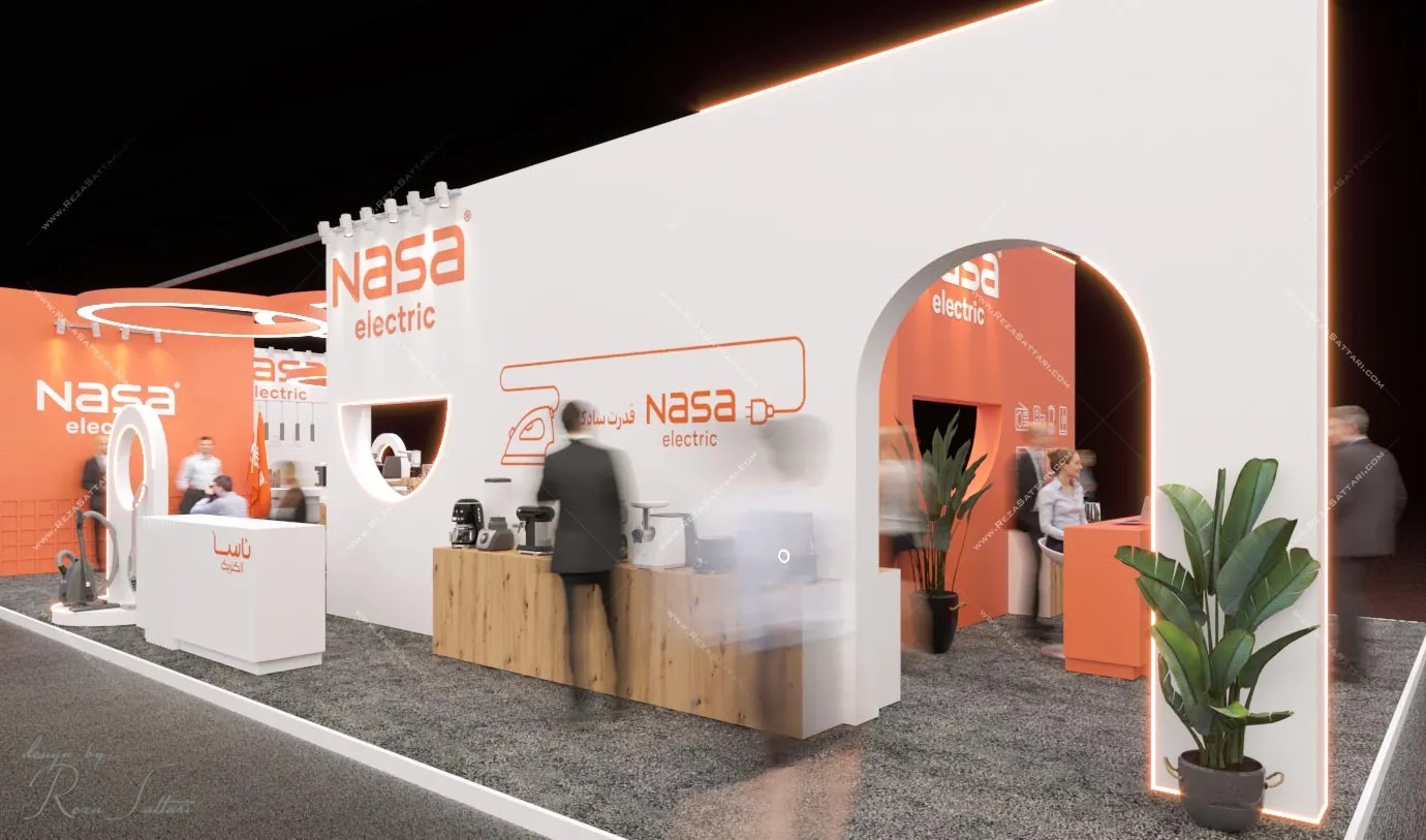 160sqm modern exhibition booth design