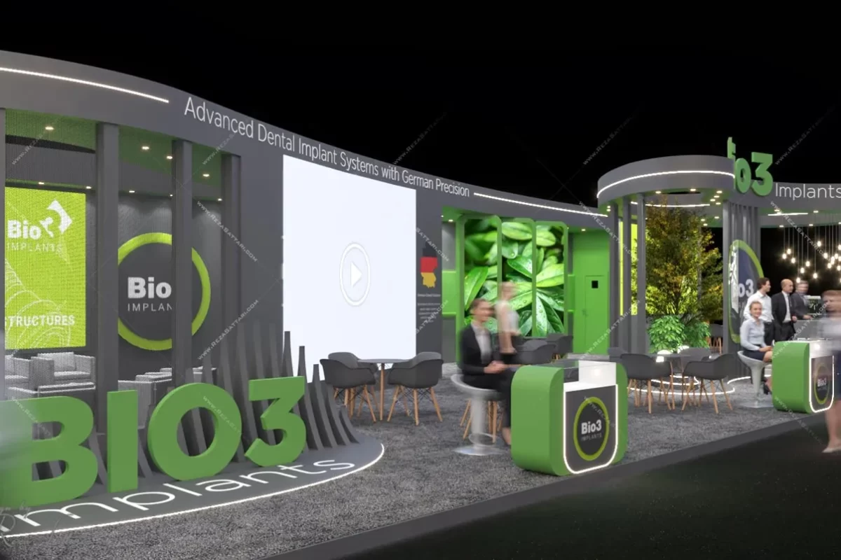 exhibition booth design medical exhibition stand