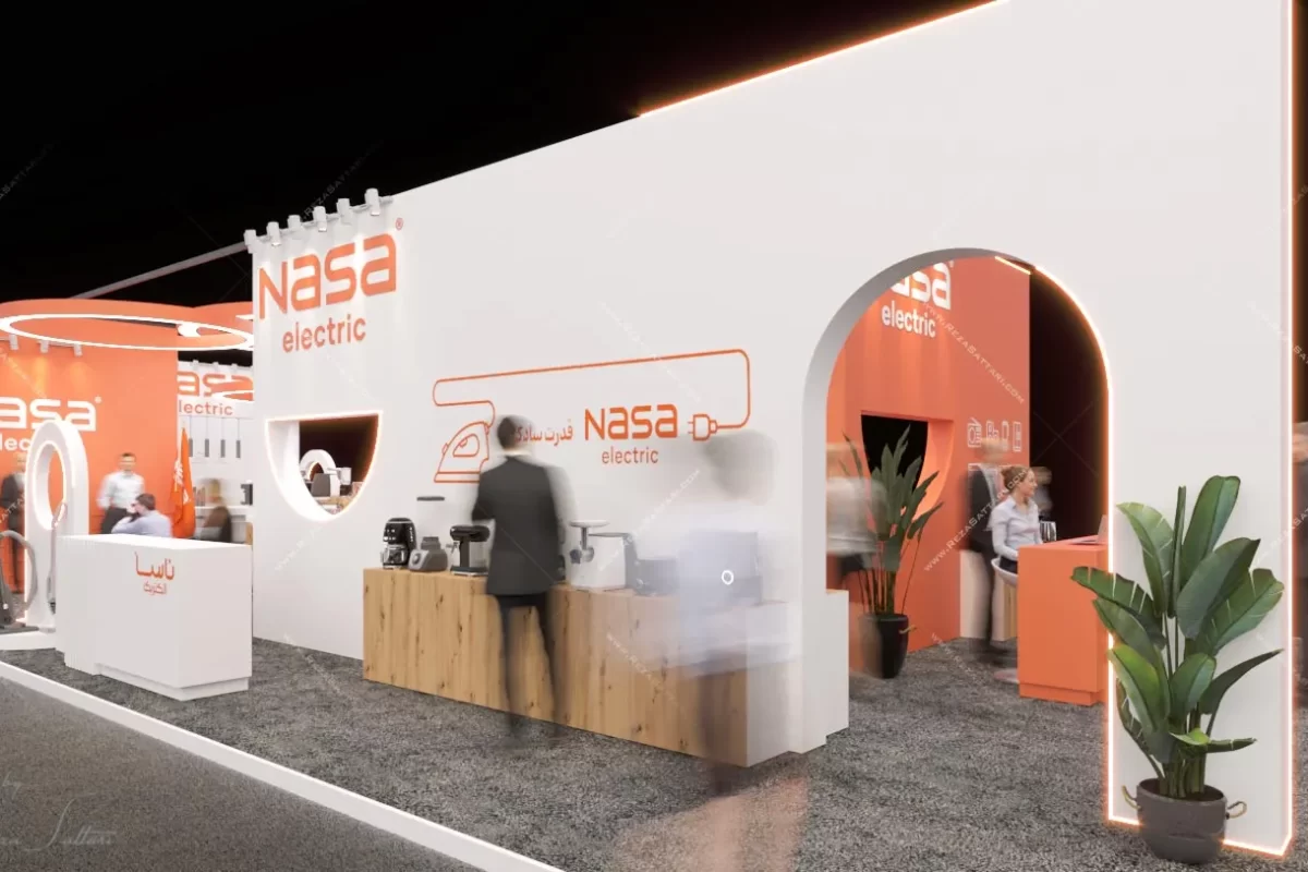 160sqm modern exhibition booth design